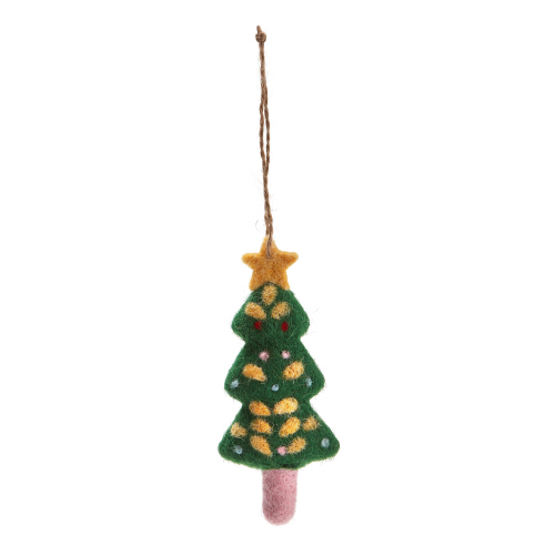 Picture of HOLIDAY HNDCRFTD FELT TREE ORN