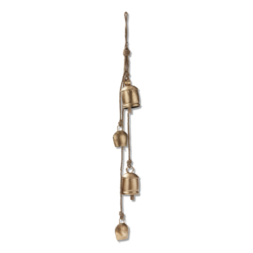 Picture of ANTIQUE BELLS & JUTE ROPE SWAG