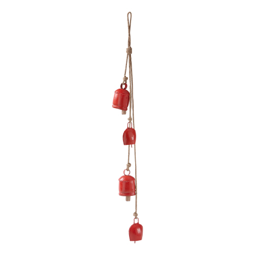 Picture of ANTIQUE BELLS & JUTE ROPE SWAG