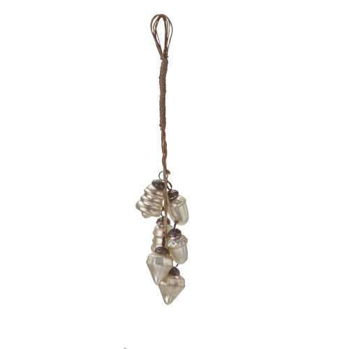 Picture of ANTQ BELL & JUTE ROPE CLUSTER