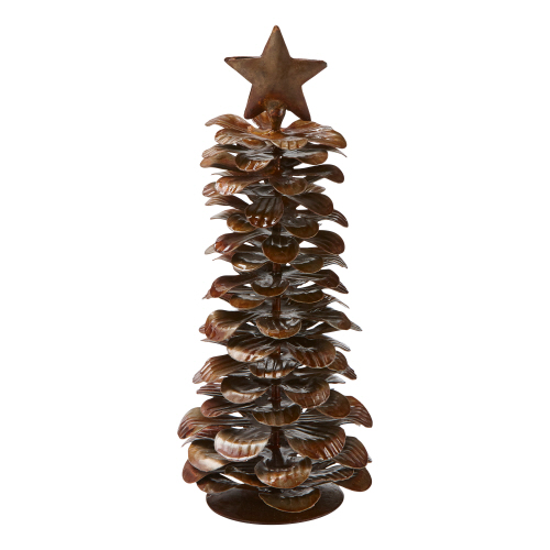 Picture of PINECONE TREE W STAR TALL