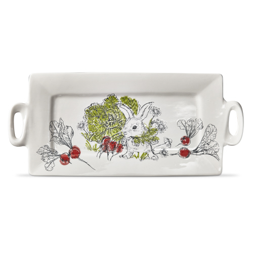 Picture of MUNCHING BUNNY RECT PLATTER