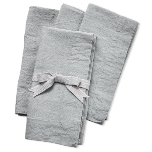Picture of THREADS SLUB NAPKIN S/4 LT GRAY