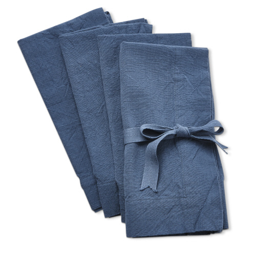 Picture of THREADS SLUB NAPKIN S/4 BLUE