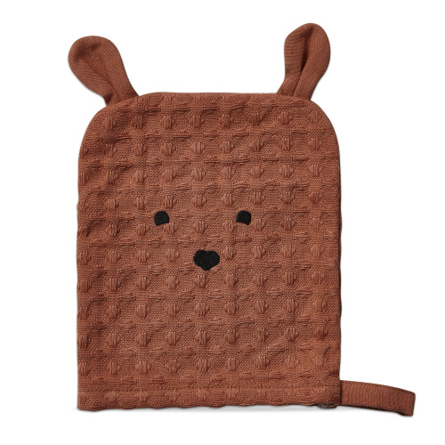 Picture of BEAR WAFFLE WEAVE BATH MITT