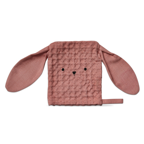 Picture of BUNNY WAFFLE WEAVE BATH MITT