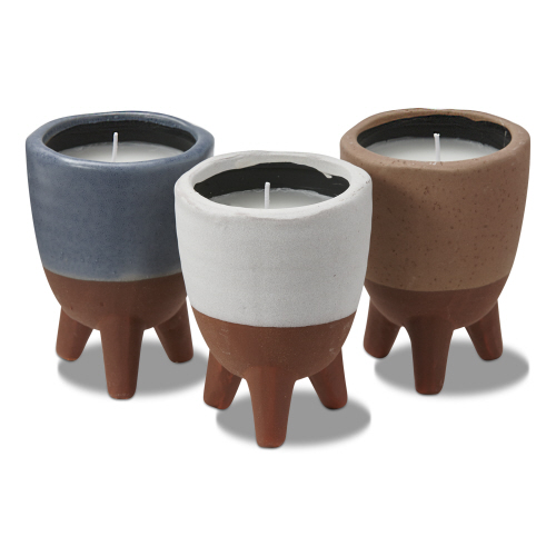 Picture of FOOTED CITRO CANDLE POT ASMT/3