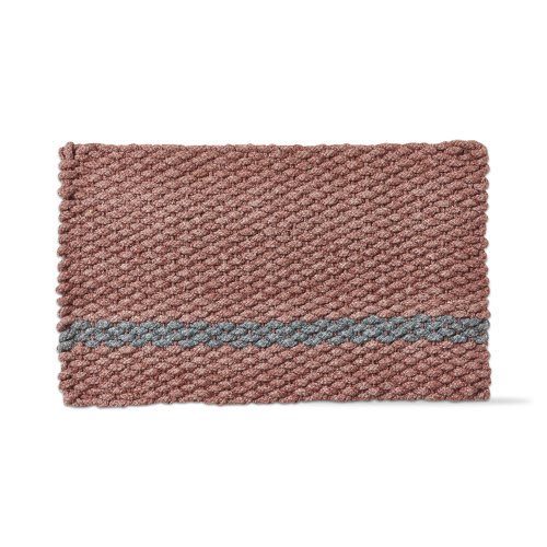Picture of HANDWOVN DOORMAT BLUSH STRIPED