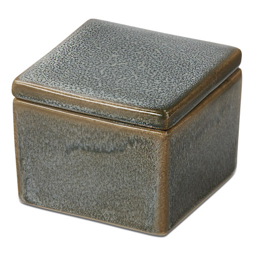 Picture of DECORATIVE STONEWARE BOX SM