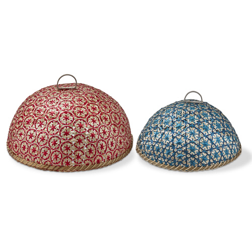 Picture of BAMBOO WOVEN FOOD COVER S/2
