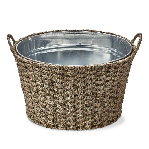 Picture of SEAGRASS BASKETWEAVE PARTY TUB