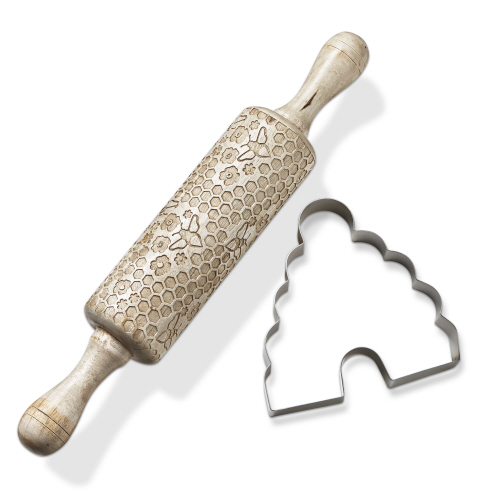 Picture of HONEYBEE EMB PIN & HIVE CUT S2