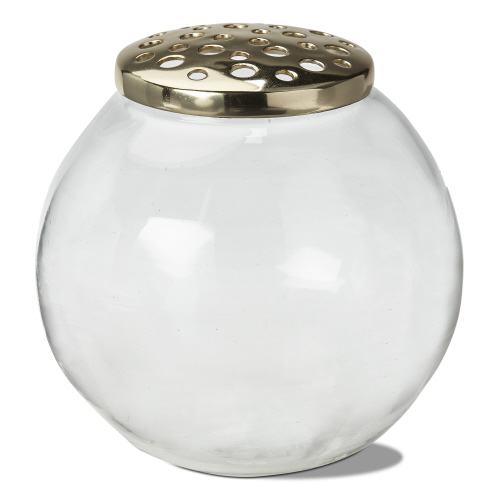 Picture of FLOWER FROG ORB VASE LG