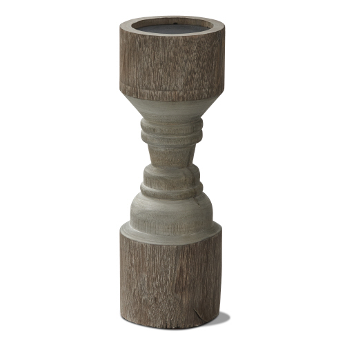 Picture of RUSTIC TURNED PILLAR HLDR SHRT