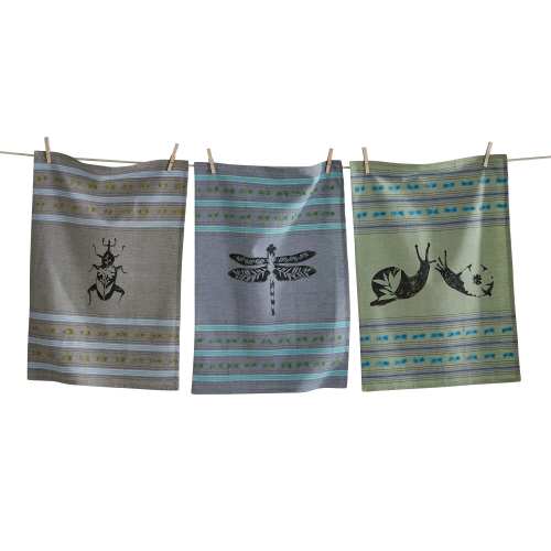Picture of GARDEN BUGS DISHTOWEL ASMT/3