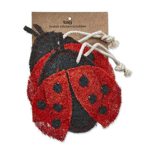 Picture of LADYBUG LOOFAH SCRUBBER
