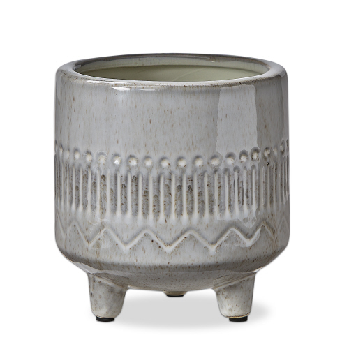 Picture of OLEMA CARVED PLANTER MED