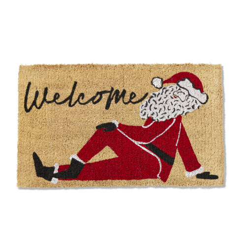 Picture of WELCOME POSING SANTA COIR MAT