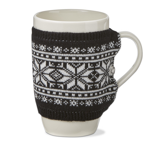 Picture of SNOWFLAKE KNIT SWEATER MUG