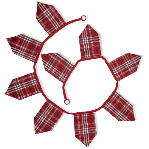 Picture of PENDANT GARLAND IN WOVEN PLAID