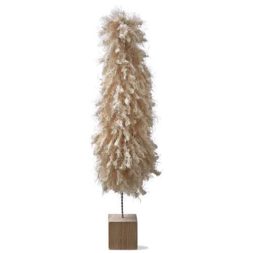 Picture of MINKY FLEECE TREE TALL IVORY