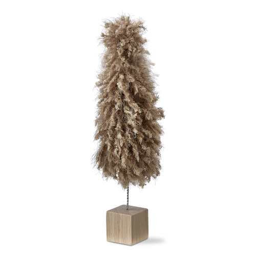 Picture of MINKY FLEECE TREE MEDIUM TAUPE