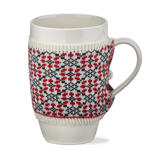 Picture of WINTER SKETCHES FLWR SWEATER MUG