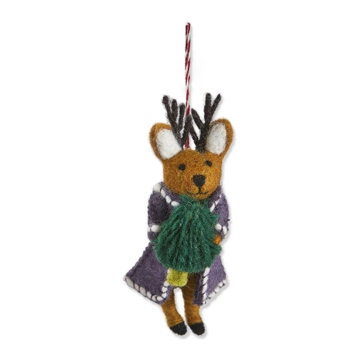 Picture of REINDEER W/ TREE ORNAMENT