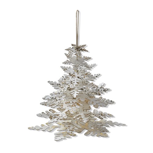 Picture of PAPER SNOWFLAKE TREE DECOR SM WHITE