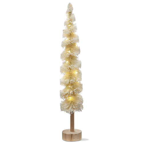 Picture of SNOWTIPPED SPIRAL SISAL TREE TL