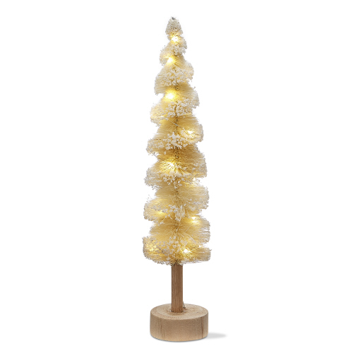 Picture of SNOWTIPPED SPIRAL SISAL TREE SM