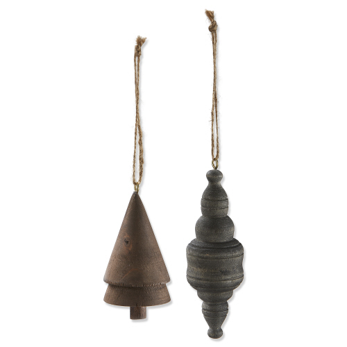 Picture of WARM WISHES WOOD ORNAMENT ASMT/2