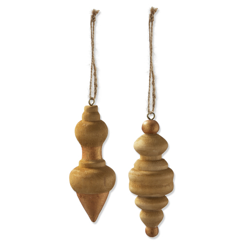 Picture of ALL IS CALM WOOD ORNAMENT ASMT/2