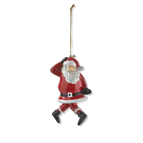 Picture of DANCING SANTA KNEES IN ORNAMENT