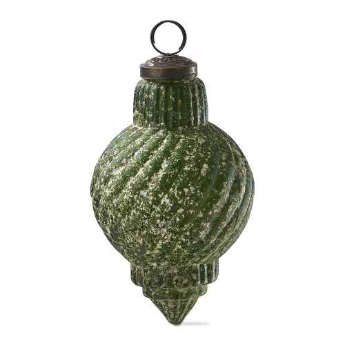 Picture of ANTIQUED SWIRL ORNAMENT 4.5 IN