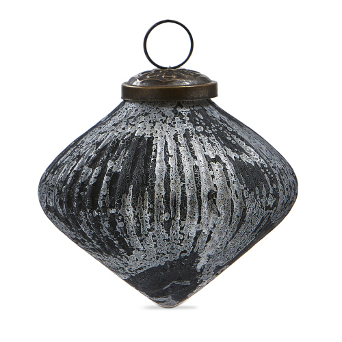 Picture of TWILIGHT RIBBED ORNAMENT 4 IN