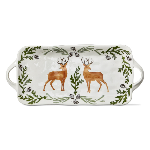 Picture of WARM WISHES STAG RECT PLATTER