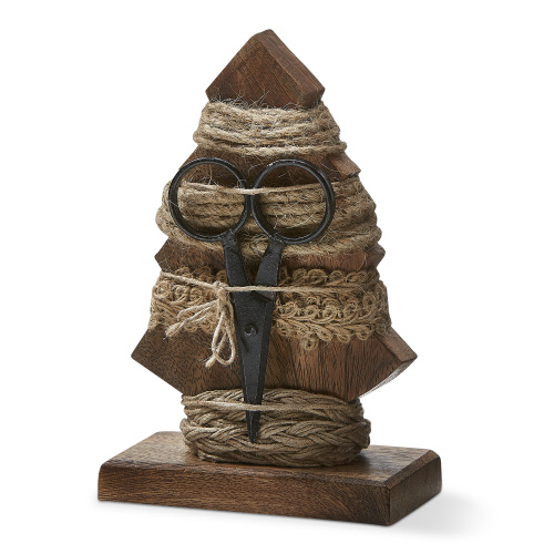 Picture of TREE RIBBON S/4 & SCISSOR SET NATURAL