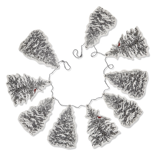 Picture of WINTER SKETCHES TREE GARLAND