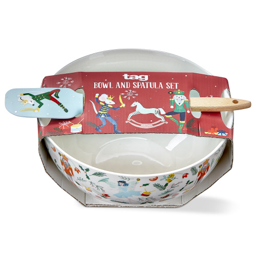 Picture of NUTCRACKER BOWL + SPATULA S/2