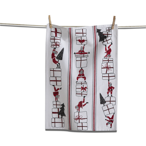 Picture of OH WHAT FUN SANTA DISHTOWEL