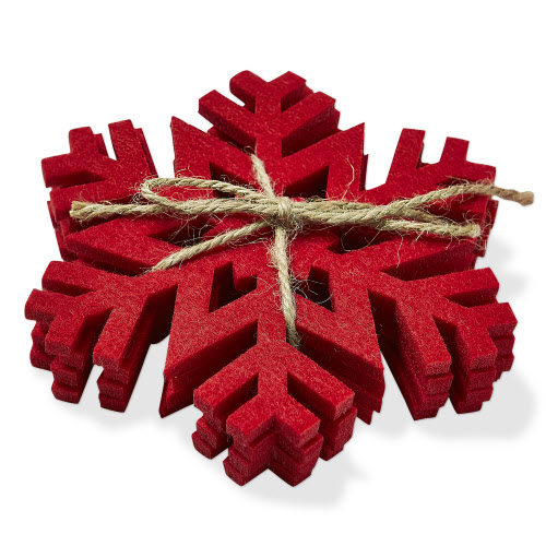 Picture of SNOWFLAKE COASTER SET/4