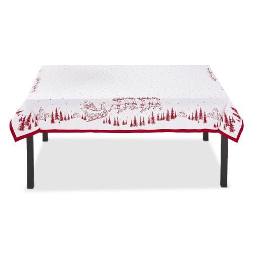 Picture of SANTA AND SLEIGH TABLECLOTH