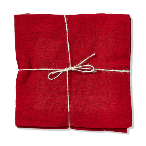 Picture of THREADS SLUB NAPKIN S/4 RED