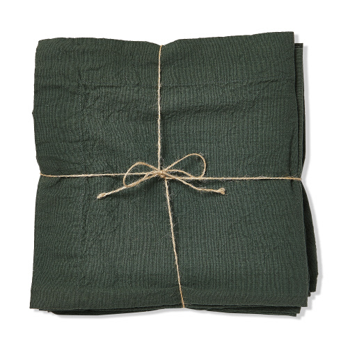 Picture of THREADS SLUB NAPKIN S/4 DK GREEN