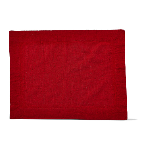 Picture of THREADS SLUB PLACEMAT RED