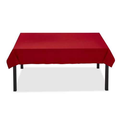 Picture of THREADS SLUB TABLECLOTH RED