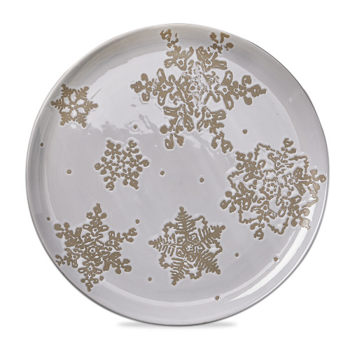 Picture of FALLING SNOW PLATTER