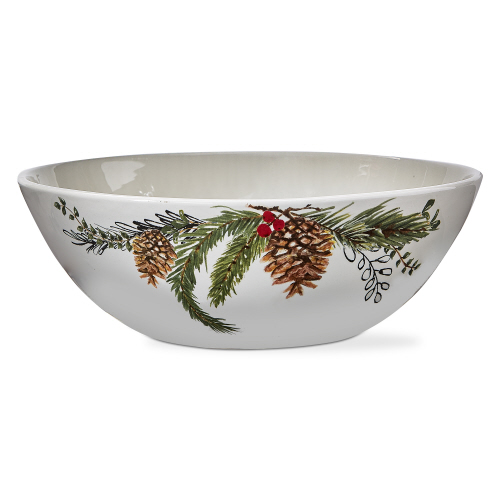 Picture of WINTER SPRIG SERVING BOWLS