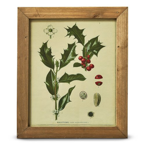 Picture of HOLLY BERRY VINTAGE WALL ART